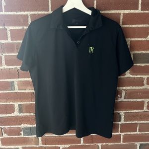 💚🖤EXCLUSIVE unisex Monster Energy Polos